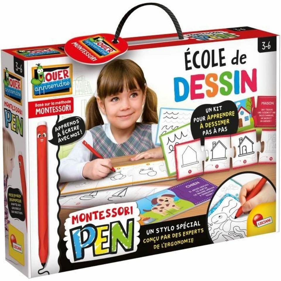 Lisciani Giochi arendav mäng kolm-ühes École de Dessin FR