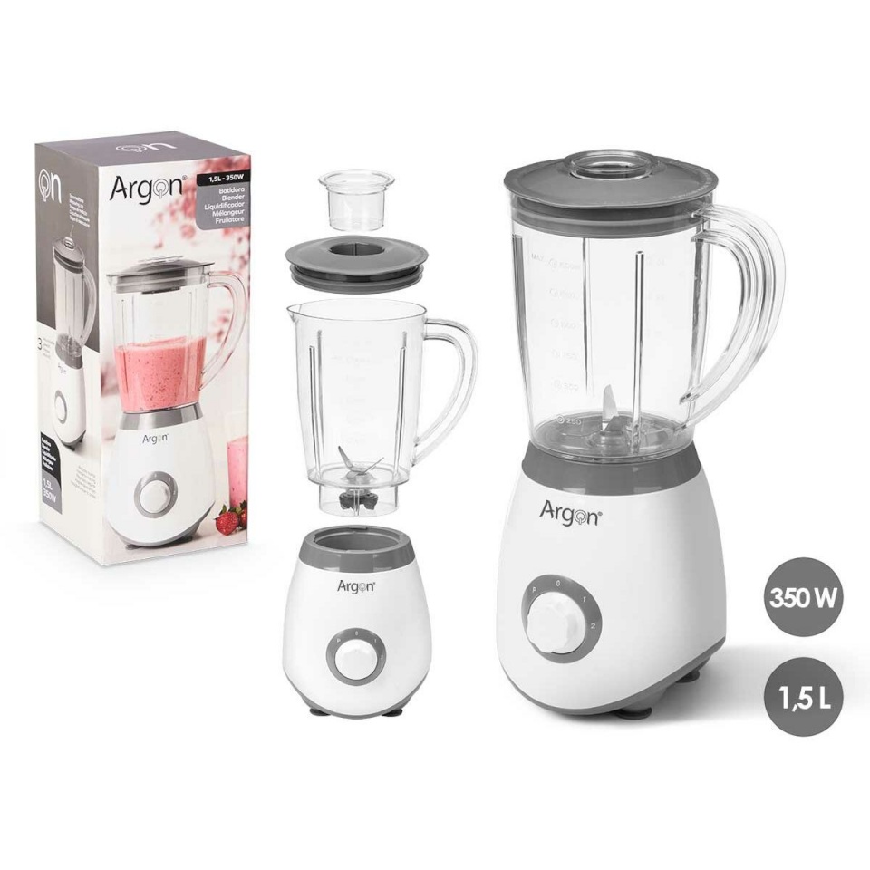 Argon blender JE-802A valge hall 350 W 1,5 L
