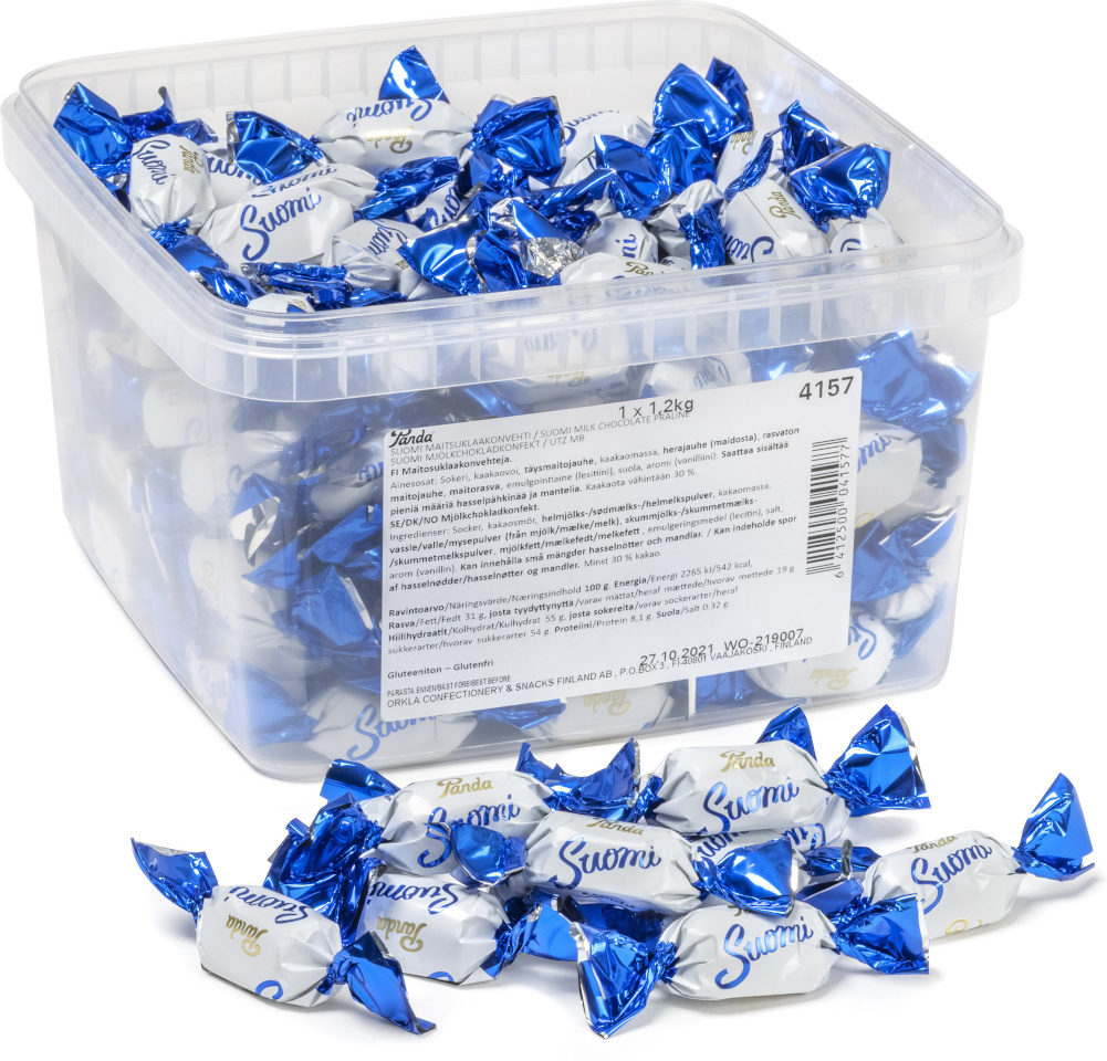 Panda piimašokolaadikommid Suomi, 1,2kg