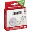 Bialetti Ricambi 3 Ersatz- dichtungen +1 Filter 2 Tassen