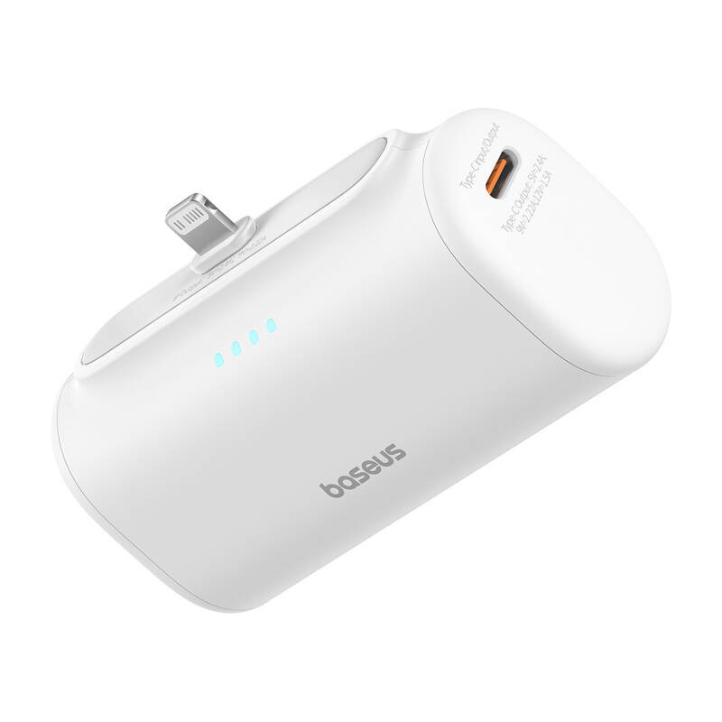 Baseus akupank Powerbank OS- Compact IP 5000mAh 20W (valge)
