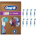 Braun lisaharjad Oral-B Kids Spiderman Brush Heads 8tk, valge