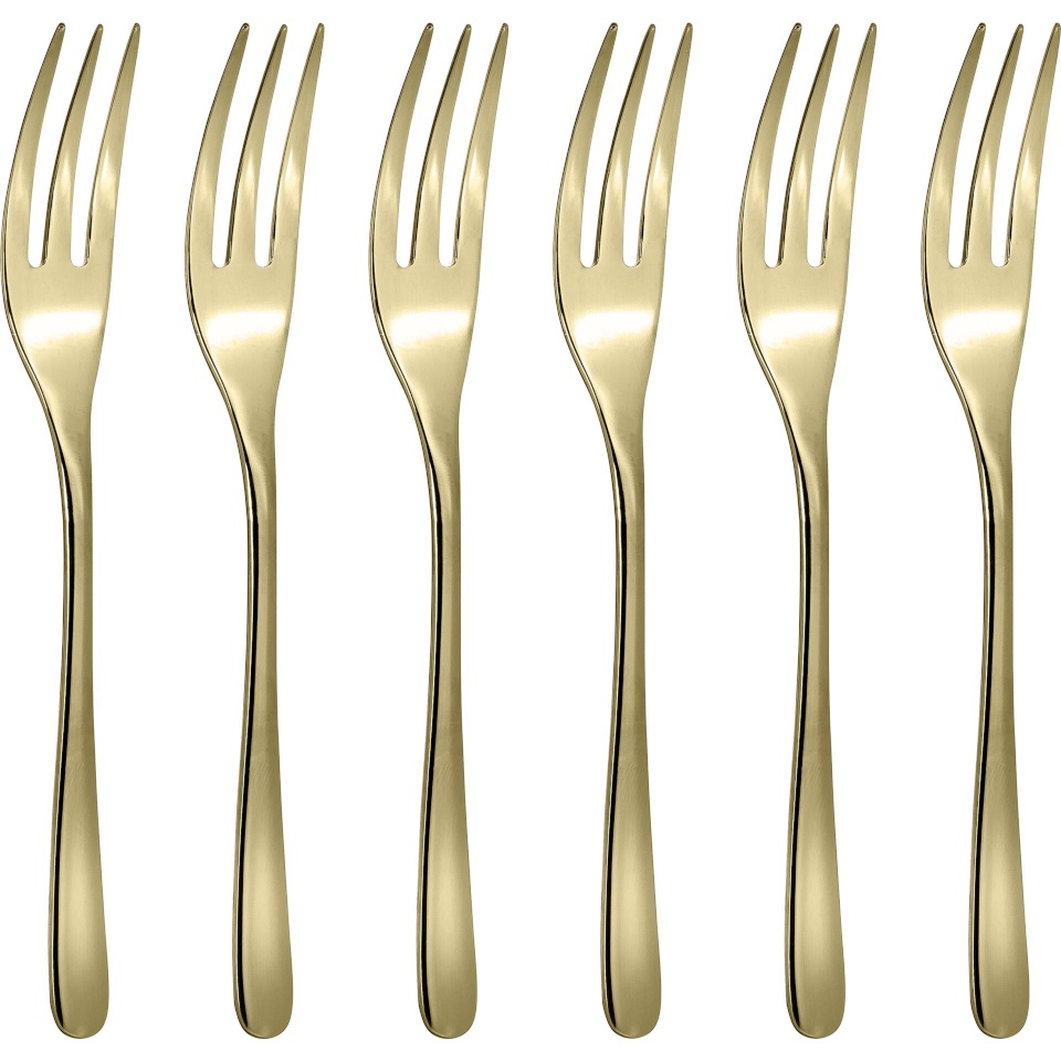 Sambonet söögiriistade komplekt Taste PVD 6 Cake Forks Set