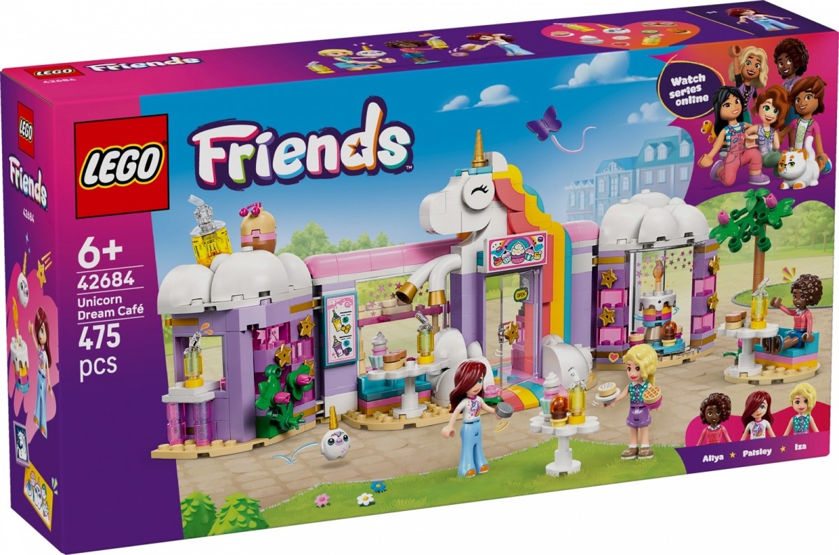 LEGO klotsid 42684 Friends Einhorn-Traumcafé