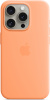 Apple kaitsekest Silicone Case with MagSafe for iPhone 15 Pro Orange Sorbet, oranž