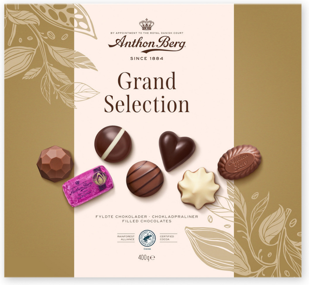 Anthon Berg šokolaadikommikarp Grand Selection, 400 g