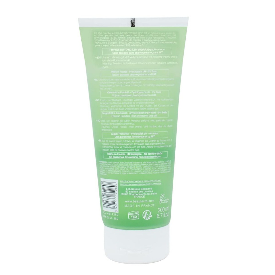 Beauterra dušigeel GELES DE DUCHA SOBREGRASOS 100ml