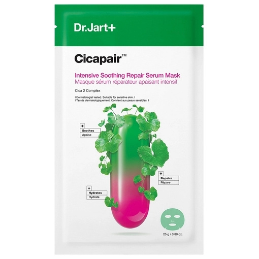 Dr. Jart+ näomask Cicapair Intensive Soothing Repair Serum Mask 25g, unisex