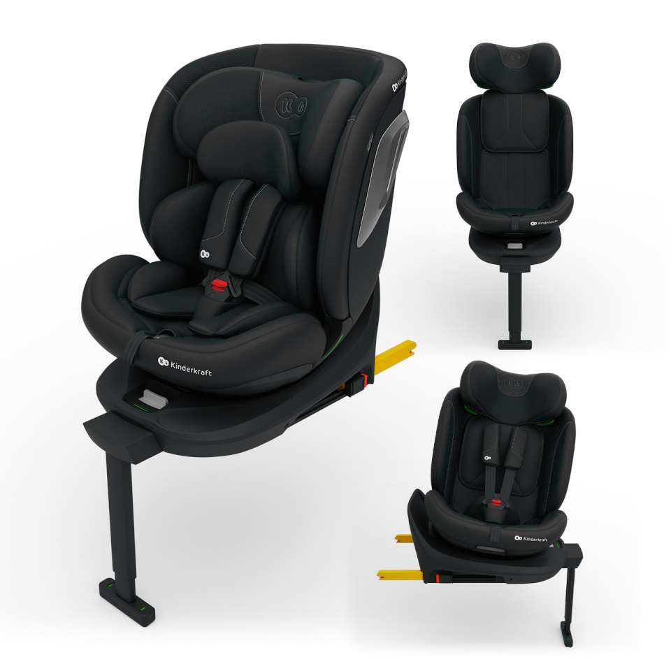 KINDERKRAFT turvatool 9-36kg I-360 2 PLUS, 40-150 cm., Black, KCI36002BLKPL00