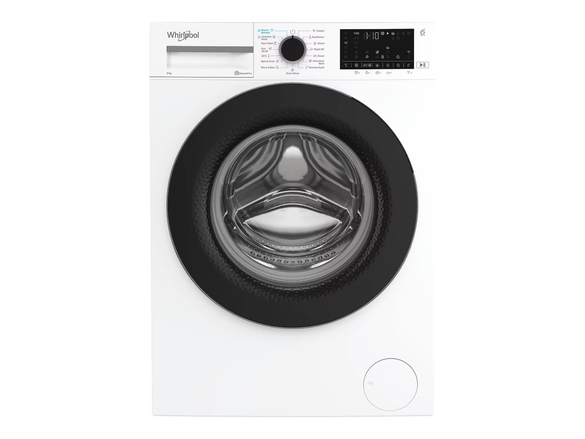 Whirlpool Indesit WAM 97WB EE pesumasin A, Front loading, Washing capacity 9 kg, 1351 RPM, Depth 58 cm, valge,