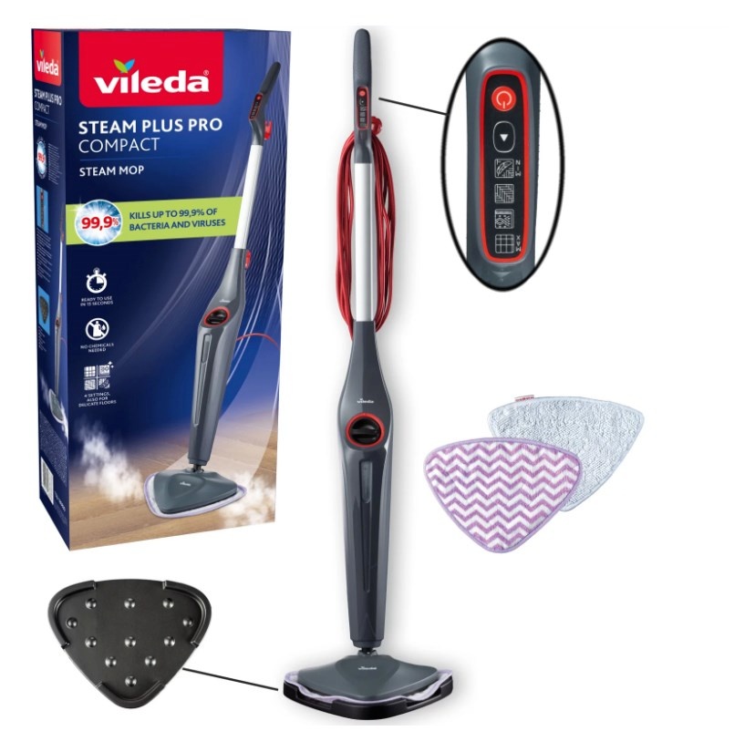 Vileda aurupuhasti Steam mop Steam Plus Pro