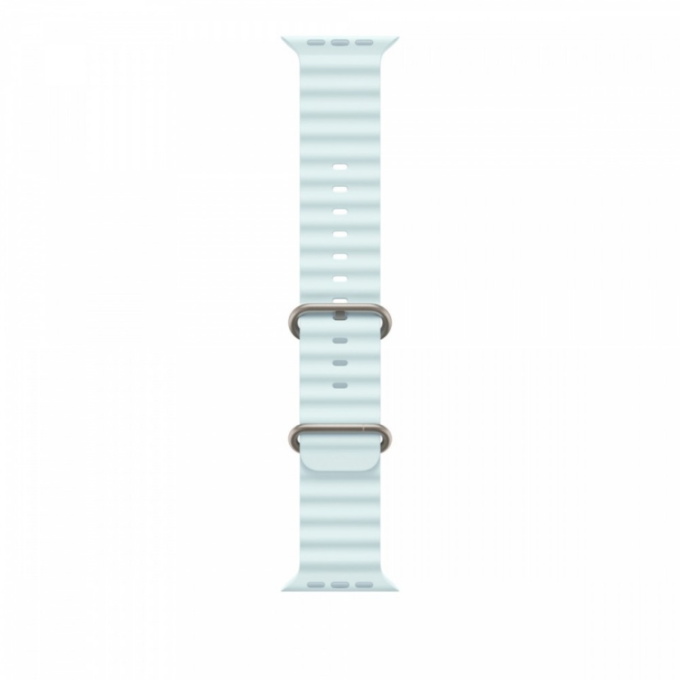 Apple kellarihm Watch Ice Blue Ocean Band 49 mm - Natural Titanium Finish