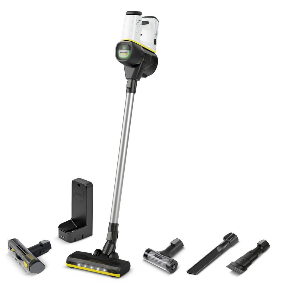 Kärcher varstolmuimeja VC 6 Cordless ourFamily Pet Battery-Power Vacuum Cleaner, valge/must