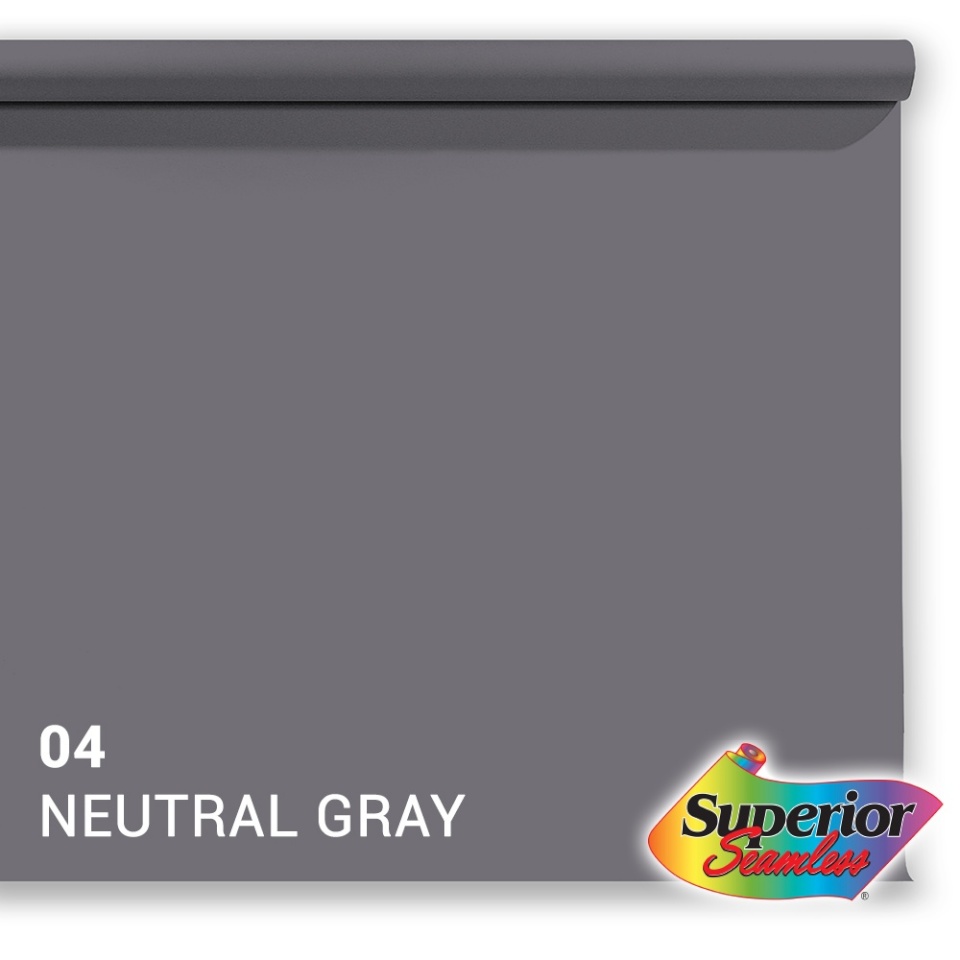 Superior taust Background Paper 04 Neutral Grey 2.72x11m
