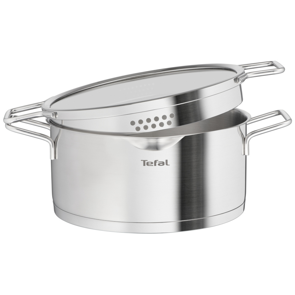 Tefal pott Nordica Saucepan, 24cm / 4,8 L, roostevaba teras