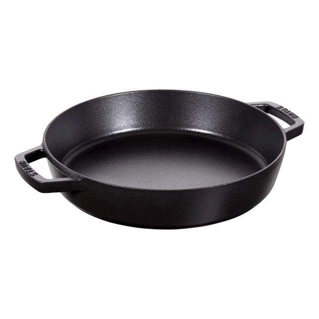 Staub Bratpfanne mit 2 Griffen 26 cm seidenmattschwarz