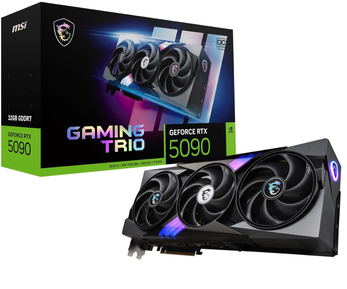 MSI videokaart nVidia GeForce RTX 5090 32GB GAMING TRIO OC