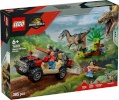 LEGO klotsid 76972 Jurassic World Raptor: Verfolgungsjagd mit dem Geländewagen