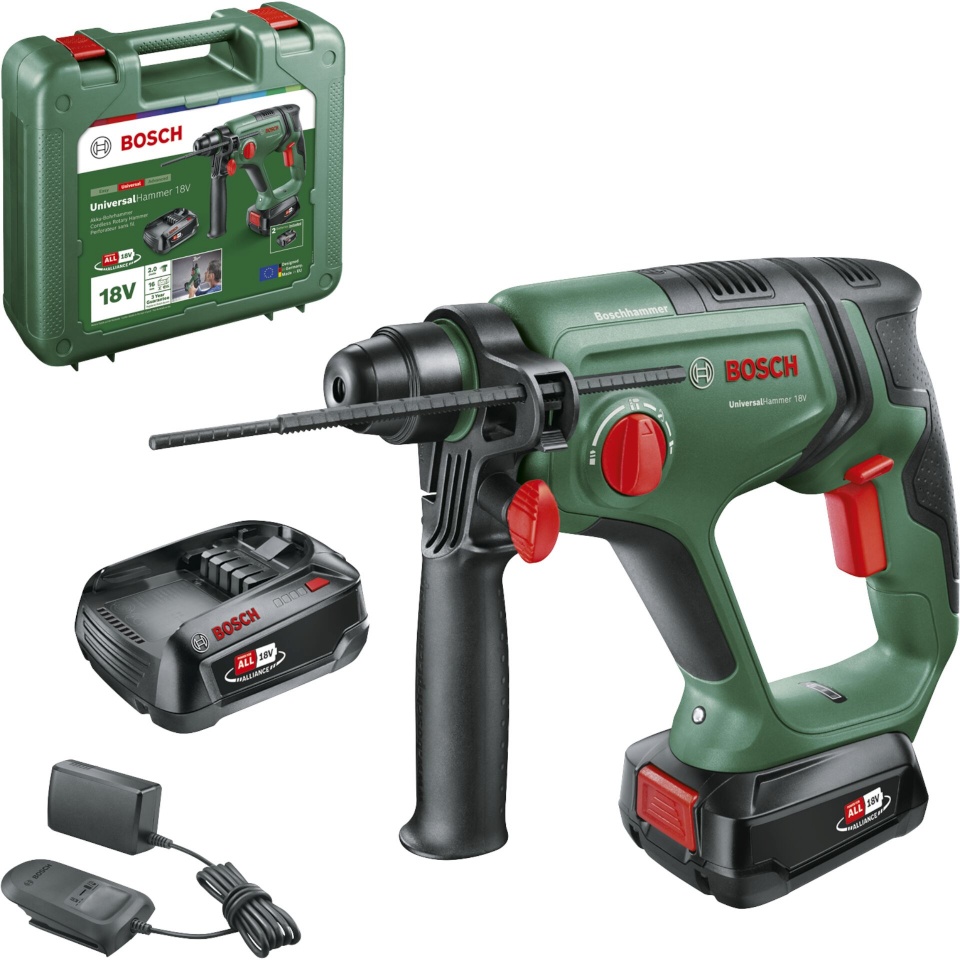 Bosch trell UniversalHammer 18V Akku-Bohrhammer