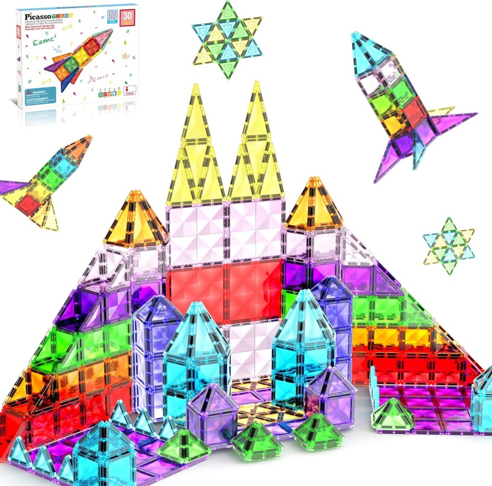 Picasso Tiles PICASSO TILES magnetkonstruktor 30 tk., PTM30