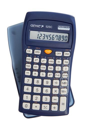 Genie kalkulaator 52 SC Pocket Scientific, sinine