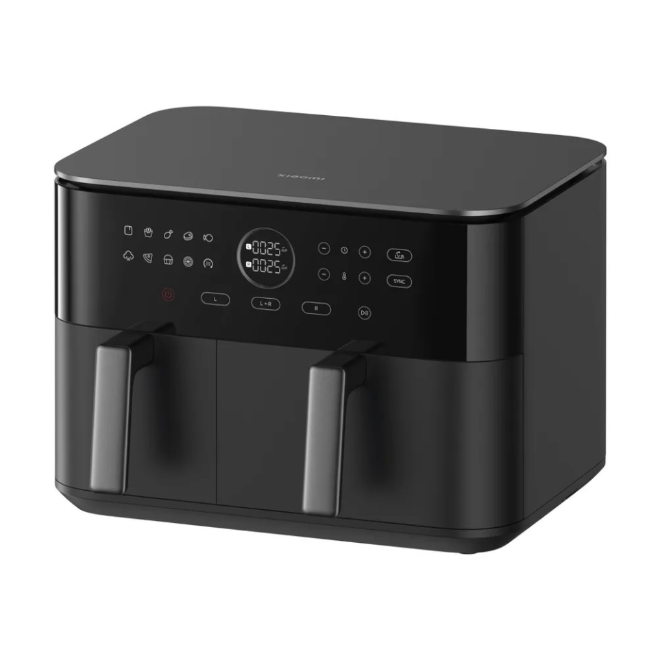 Xiaomi kuumaõhufritüür Dual Zone Air Fryer 10L (3.5L+6.5L), must