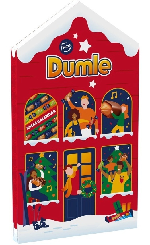 Fazer Dumle advendikalender Advent Calendar, 225 g