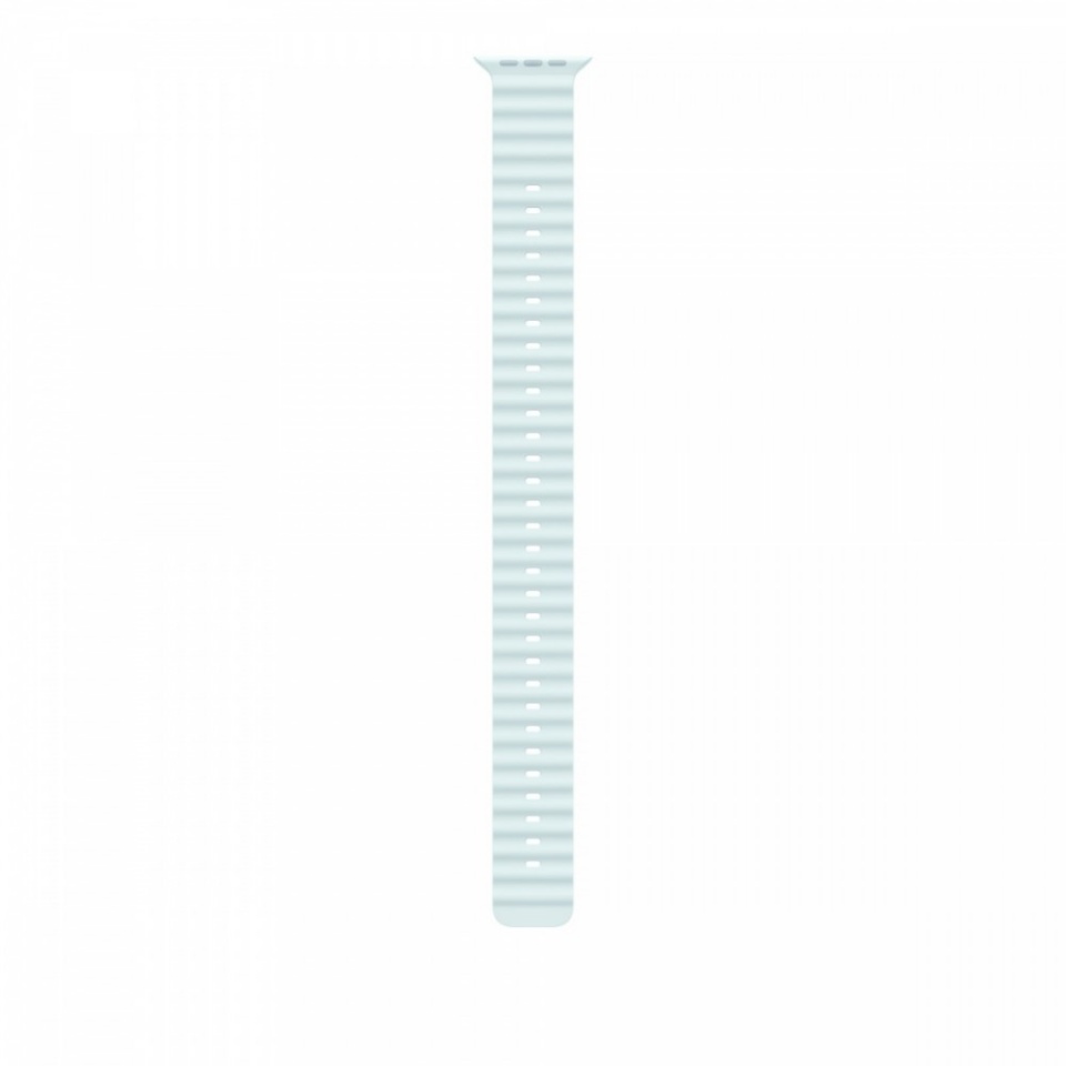 Apple kellarihm Watch Ice Blue Ocean Band Extension 49 mm - Natural Titanium Finish