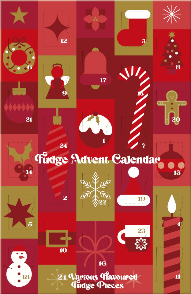 Prescott Fudge advendikalender Advent Calendar, 216 g