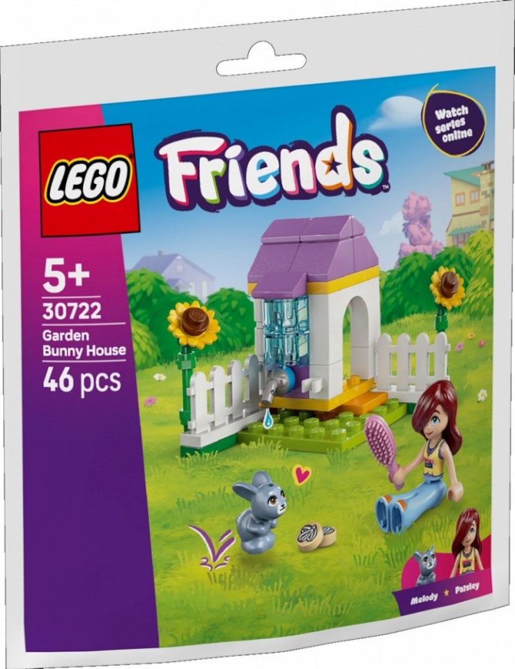 LEGO klotsid 30722 Friends Garten mit Hasenstall (Polybag)