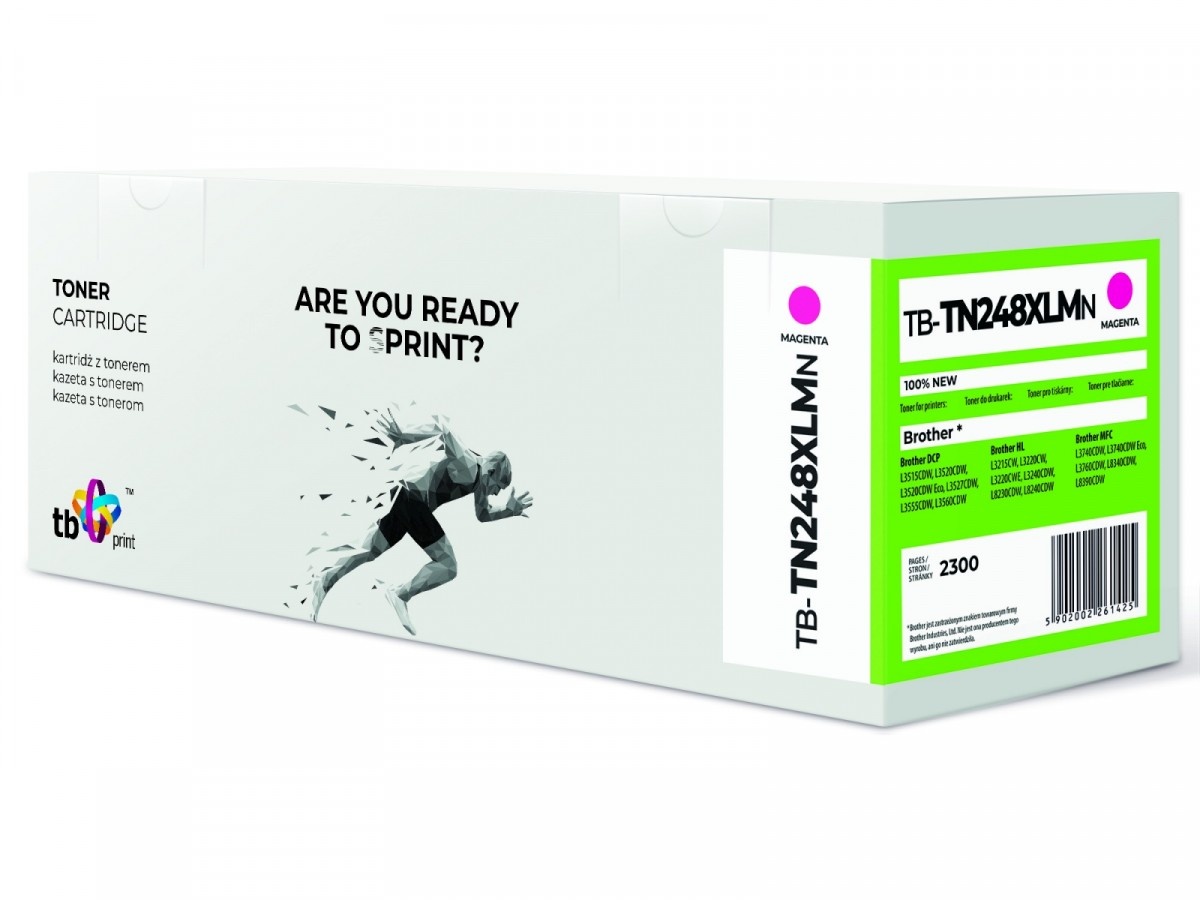 TB Print tooner for Brother TN248XLM TB-TN248XLMN 100% new magenta