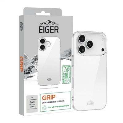 Eiger kaitsekest Grip Case GRS iPhone 17 Pro Transparent, läbipaistev