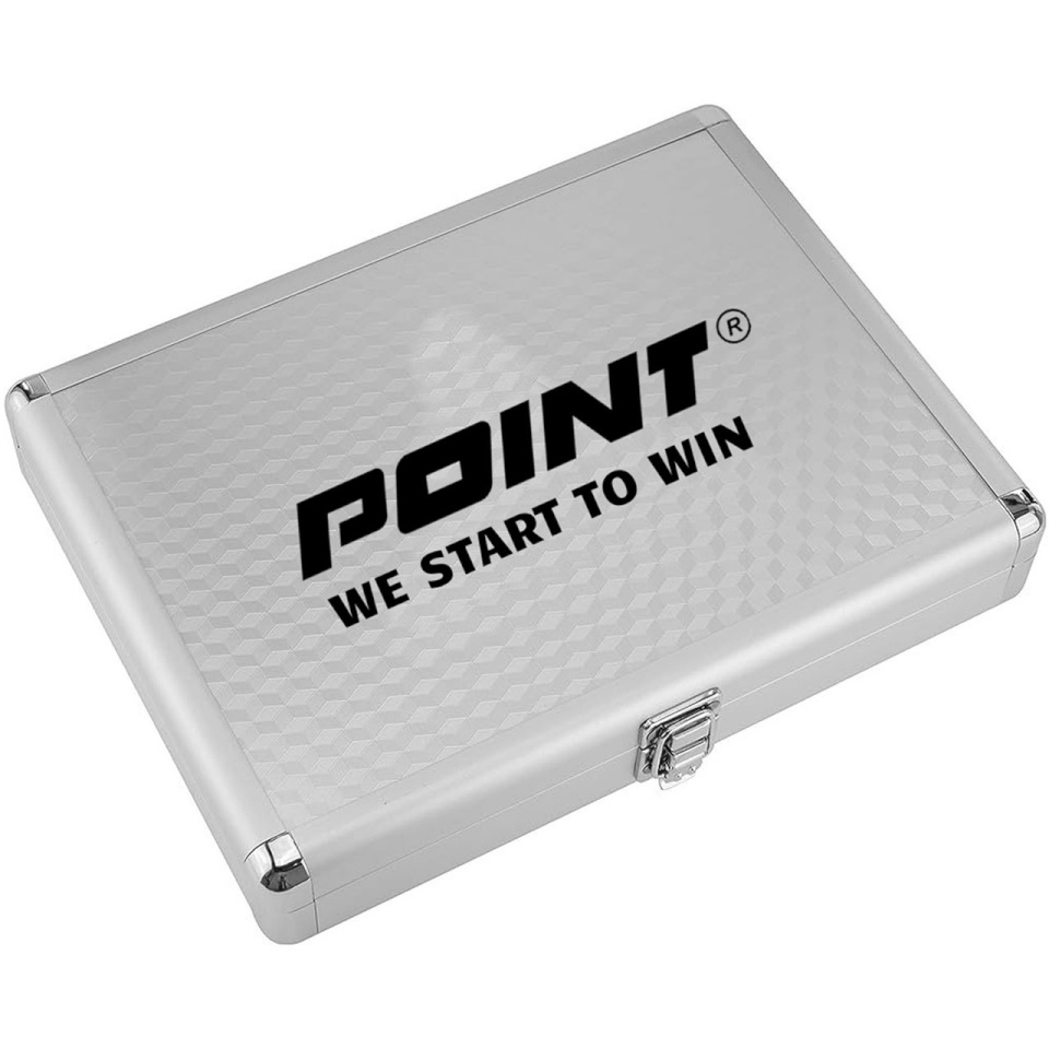 Point Futerał Point Aluminiowy hõbedane