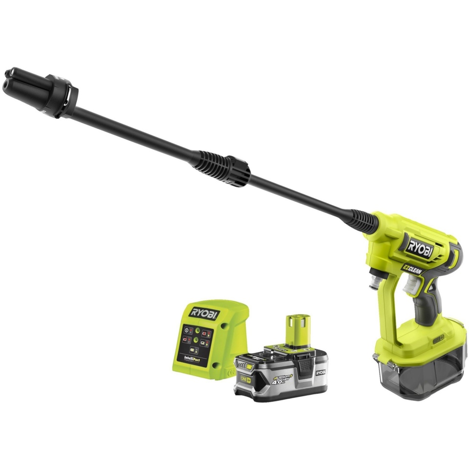 Ryobi survepesur RY18PW22A-125 ONE+ Cordless Medium Pressure Washer, roheline/must