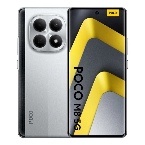 Xiaomi mobiiltelefon POCO M8 5G 17.2cm (6.77") Hybrid Dual SIM USB Type-C 8GB 256GB 5520mAh hõbedane