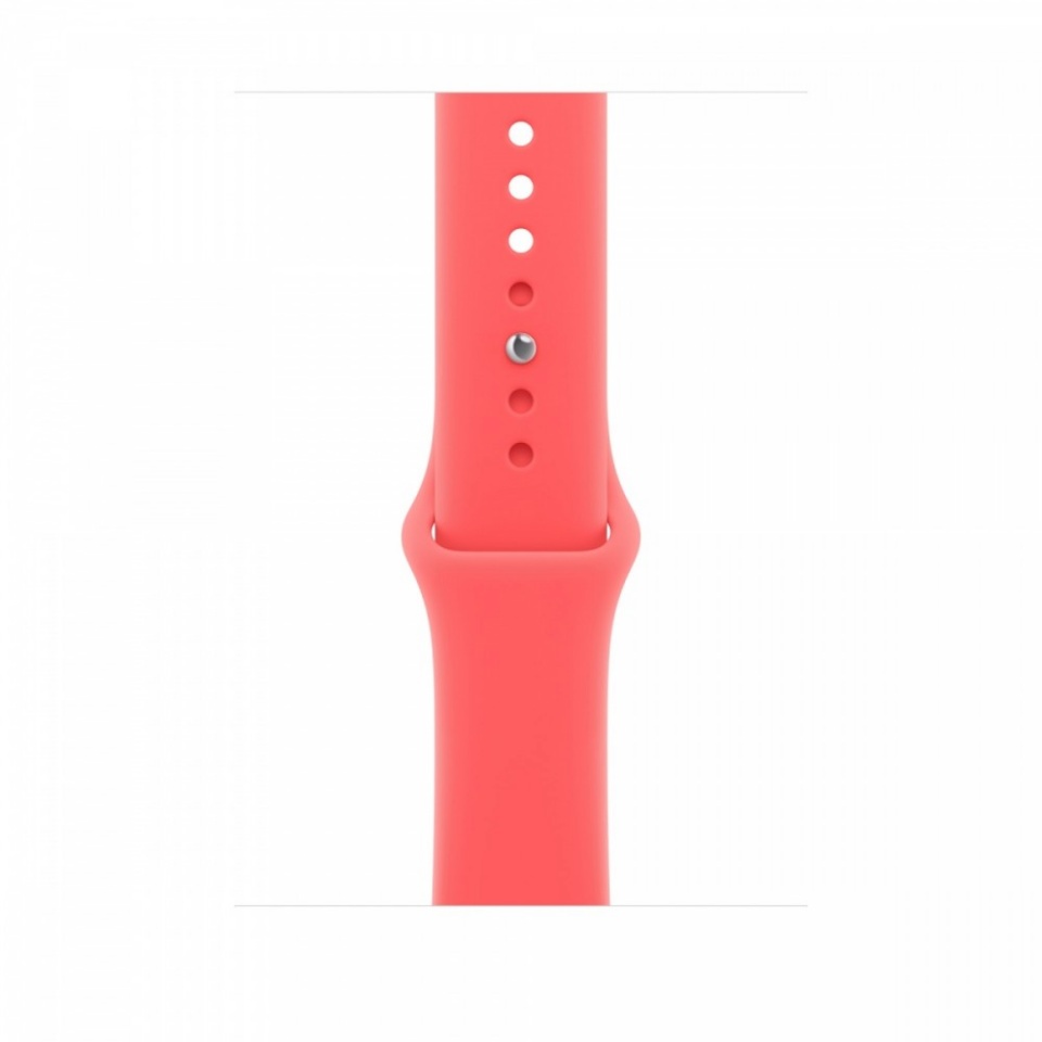 Apple kellarihm Watch 46mm Bright Guava Sport Band - S/M