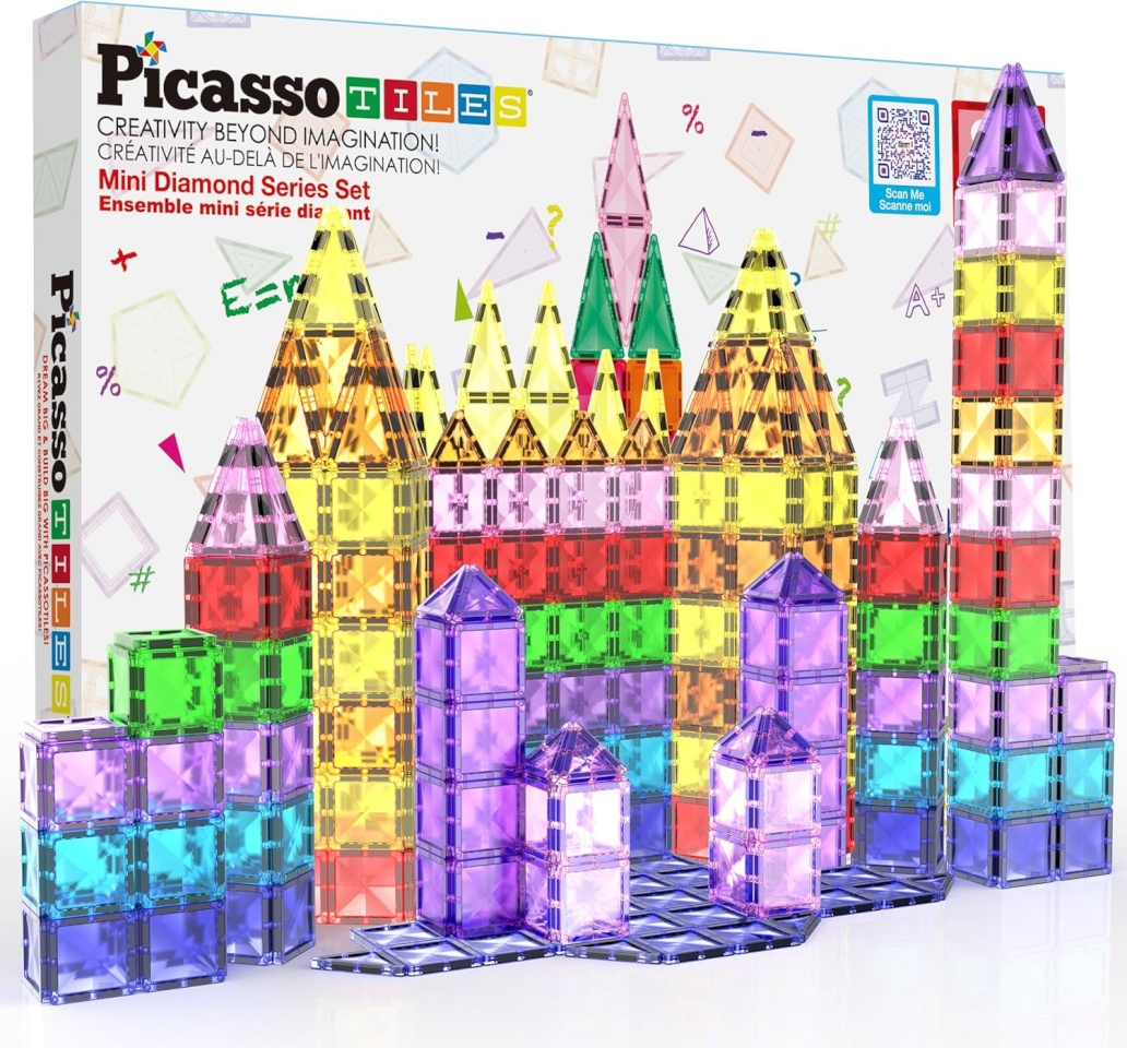 Picasso Tiles PICASSO TILES magnetkonstruktor 80 tk., PTM80