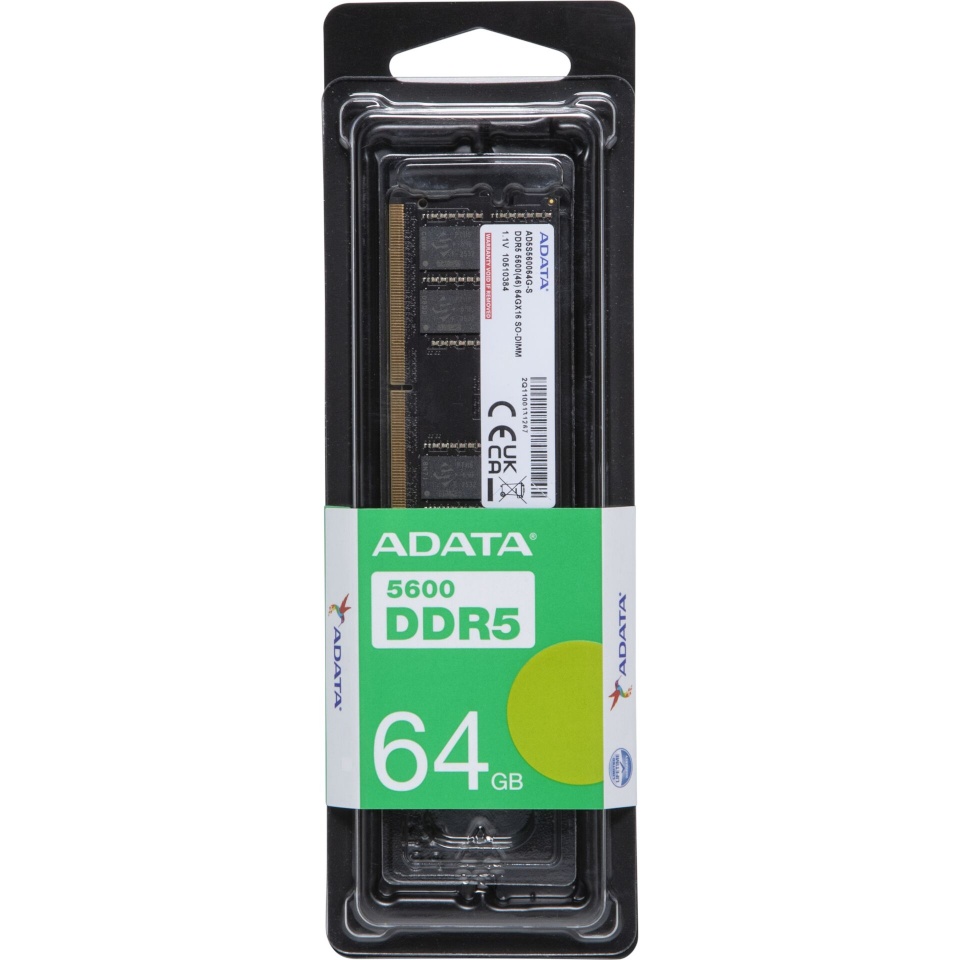 ADATA mälu DDR5 SO-DIMM 64GB AD5S560064G-S