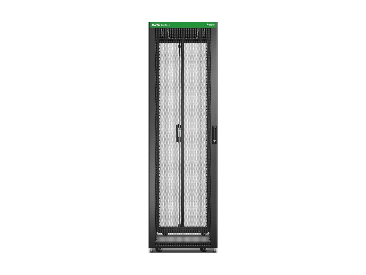 APC Easy Rack 600mm/42U/1200mm , with Roof, castors, feet and 4 Brackets, No Side panels, must | Schneider Electric