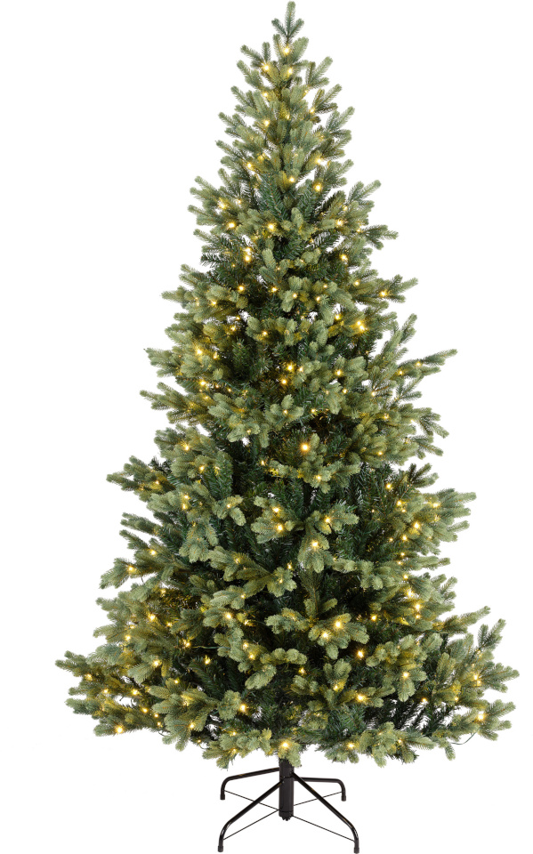 Everlands jõulupuu Geneva Fir Real-Looking Christmas Tree with Retro-Style LED Lights, 180cm