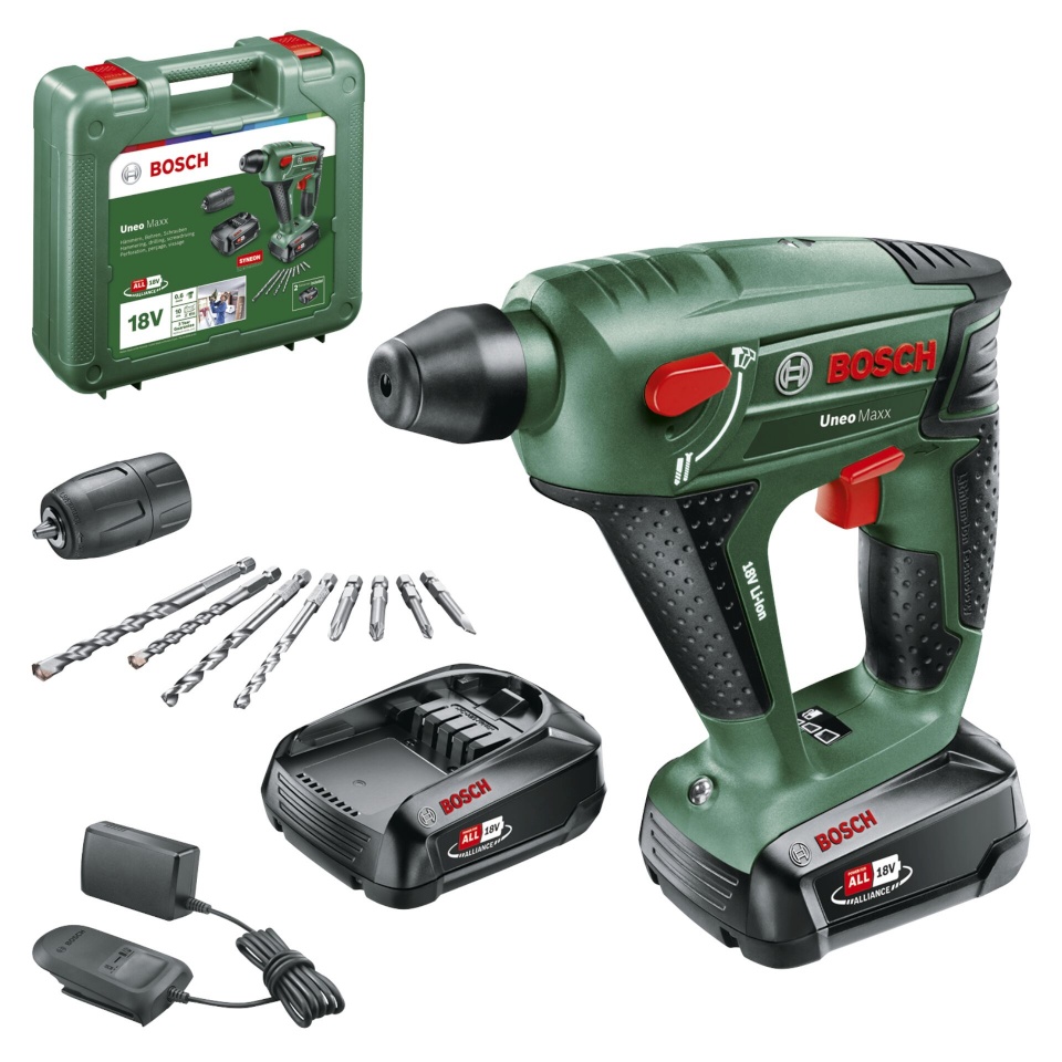 Bosch trell UNEO Maxx Akku-Bohrhammer