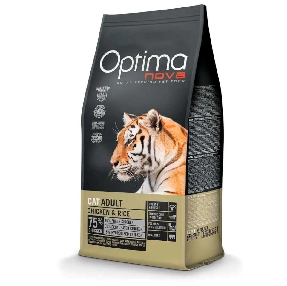 Optimanova kuivtoit kassile Cat Chicken, 6kg
