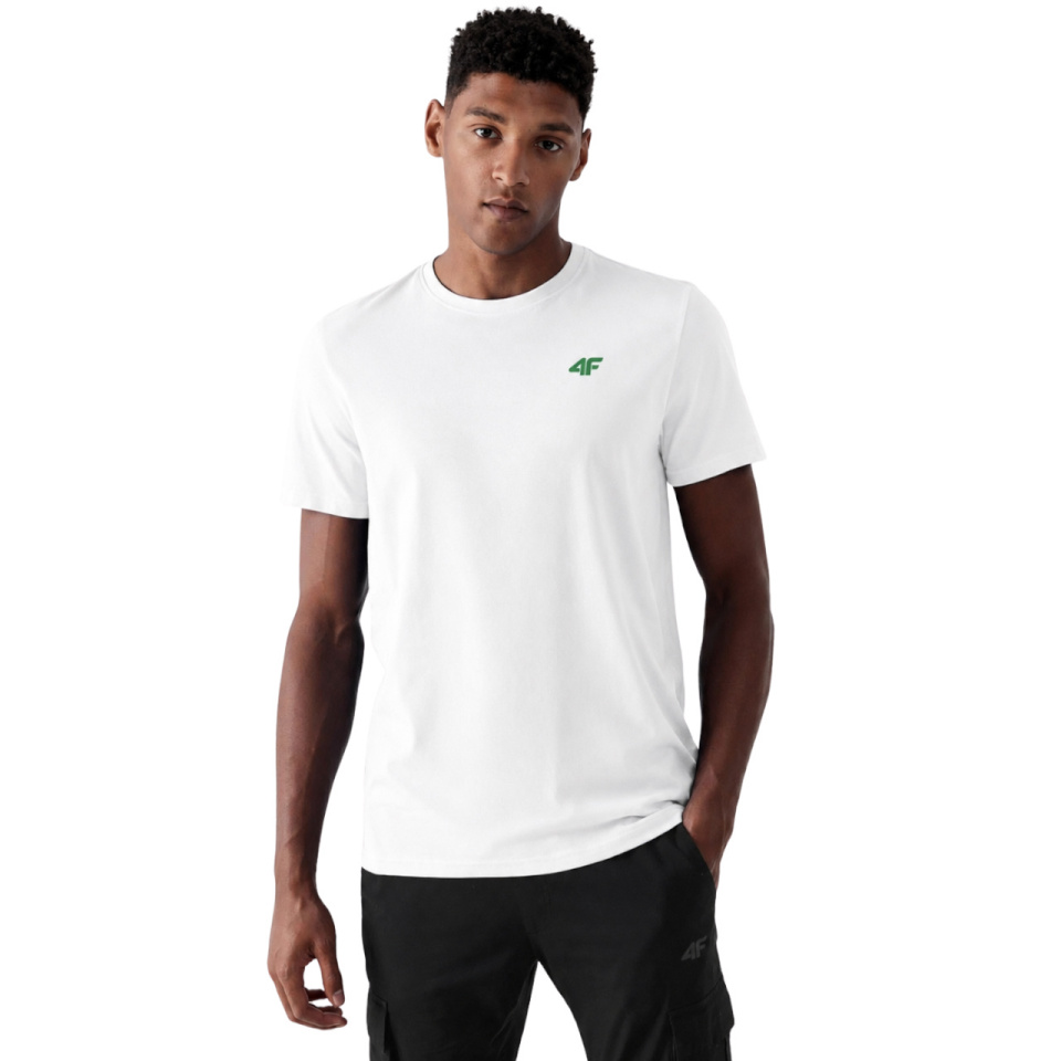 4F T-särk meestele M4483 valge 4FWSS26TTSHM4483 10S suurus XL