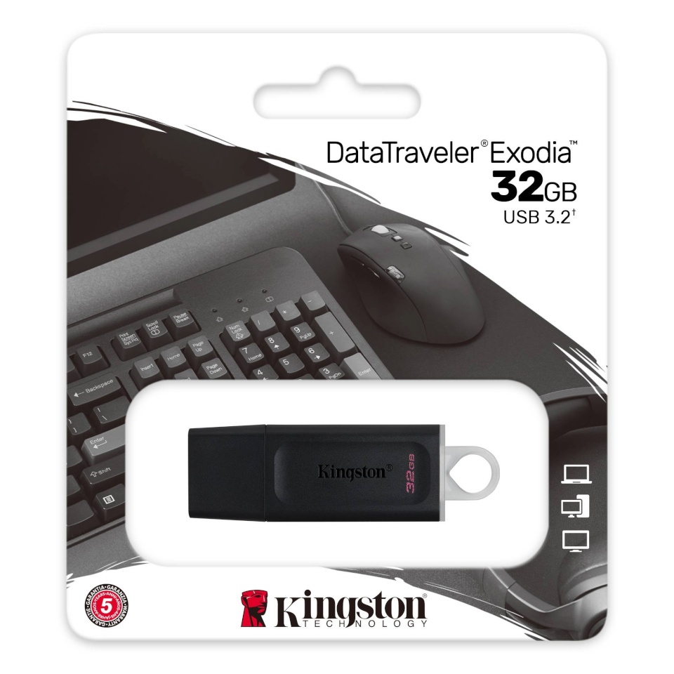 Kingston mälupulk USB 3.2 DataTraveler Exodia 32GB