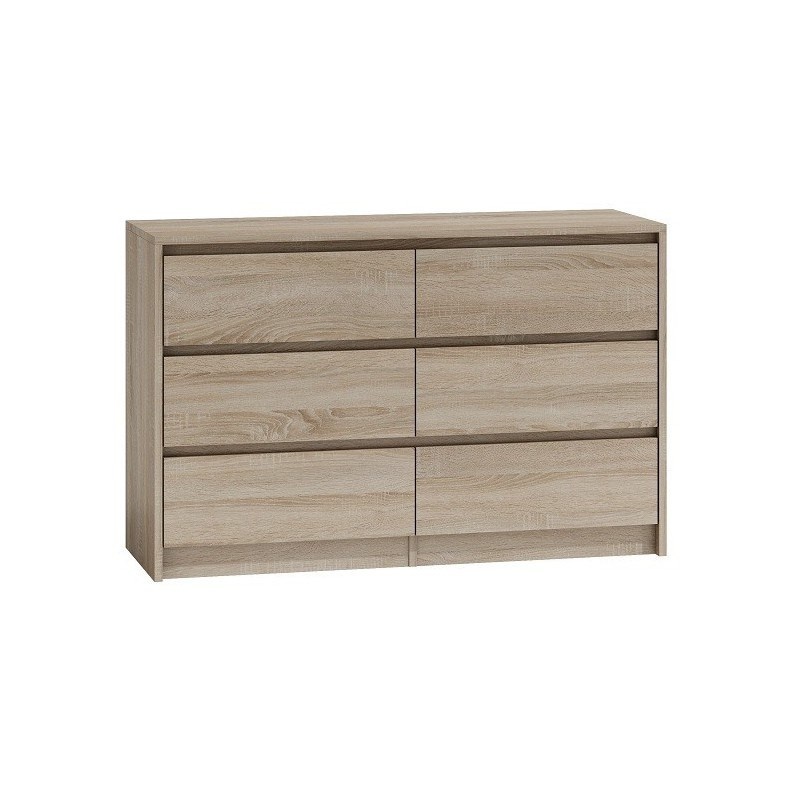 Top E Shop kummut K120 SONOMA 2X3 chest of drawers