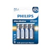Philips patarei 1x4 Philips Ultra Alkaline AA Batterie