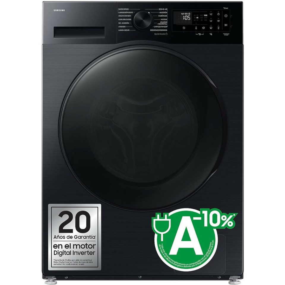 Samsung kuivatiga pesumasin WD90DG5G34BBEC 1400rpm 9kg/6kg