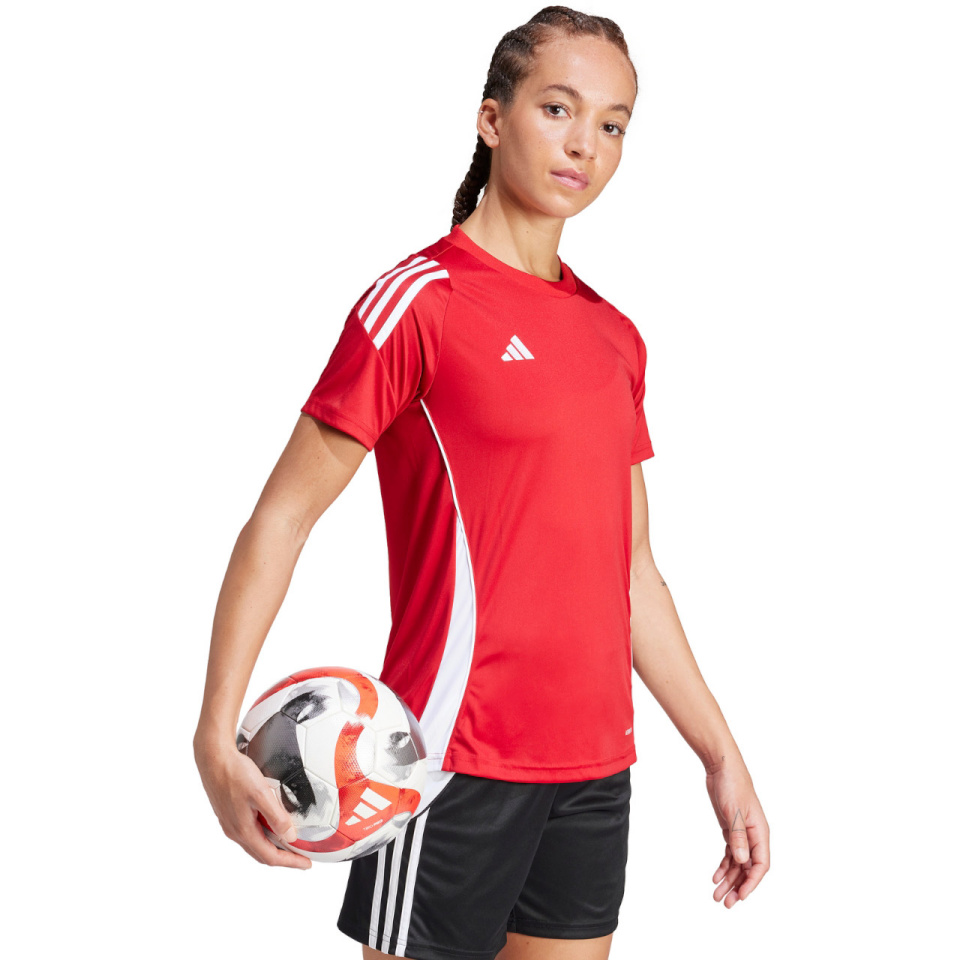 Adidas Teamwear T-särk naistele Tiro 24 Jersey punane IS1023 suurus S
