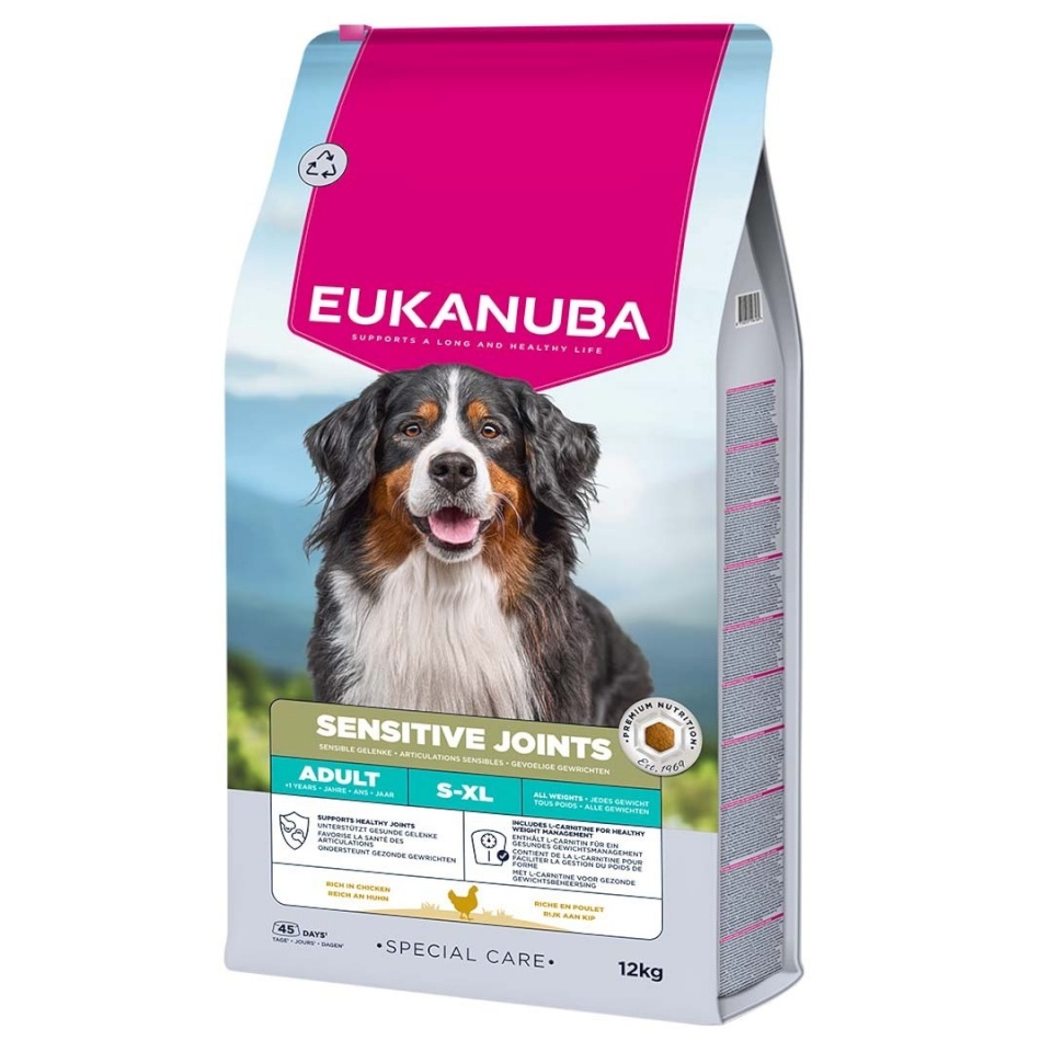 Eukanuba kuivtoit koerale Special Care Adult Dogs with Sensitive Joints – Dry Dog Food– 12kg