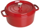 Staub ahjupott Round Cocotte, 26cm cast iron, cherry